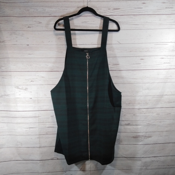 zip front jumper dress